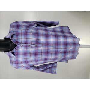 Royal Robbins Oasis Plaid Popover Sz S